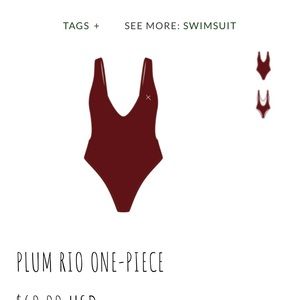 Boutine La Rio red one piece